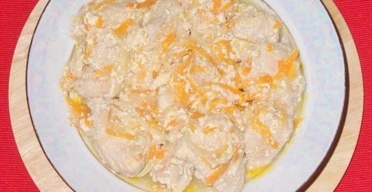 Быстрый сливочный гуляш из курицы