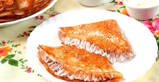 Ажурные блины на дрожжах