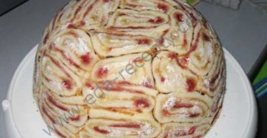 Яблочный пирог с творогом