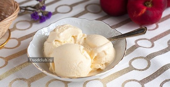 Персиковое мороженое