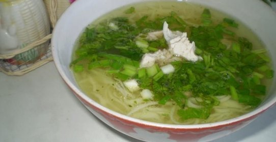 Куриная лапша