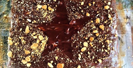 Песочный торт со сгущенным молком