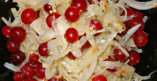 Квашеная капуста с маслом