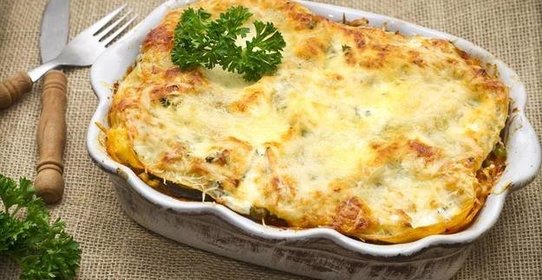 Лазанья со шпинатом