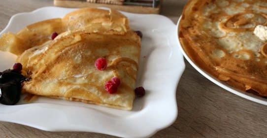 Вкусные блины на молоке