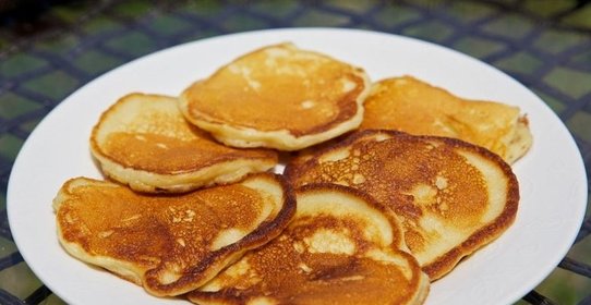 Оладьи на молоке