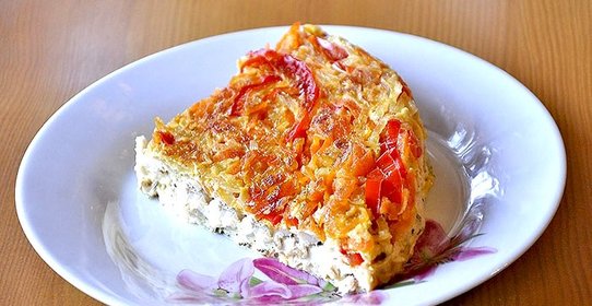Запеканка из куриной грудки
