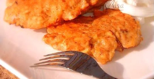 Оладьи из мацы с сыром чеддер