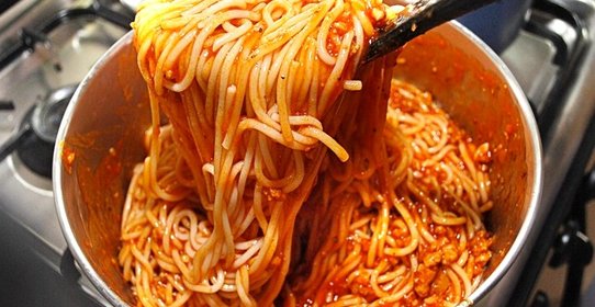 Подливка к спагетти с фаршем