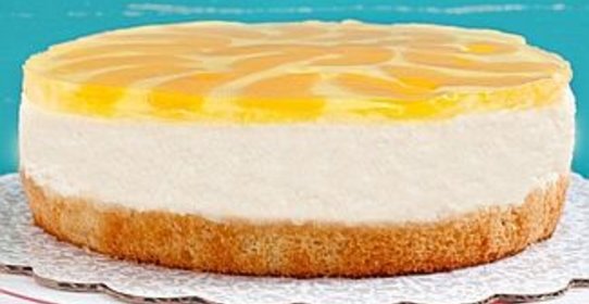 Персиковый торт с маскарпоне