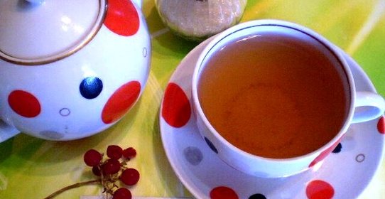 Зеленый чай с калиной