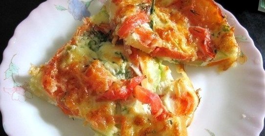 Запеченные в молочном соусе овощи