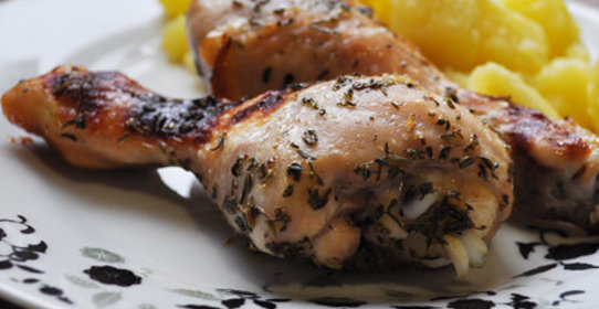 Куриные голени в меду