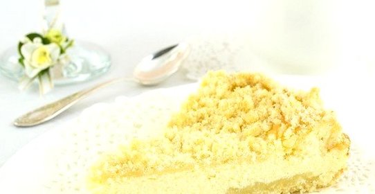 Творожный пирог с крошкой