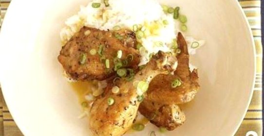 Курица в ананасовой глазури