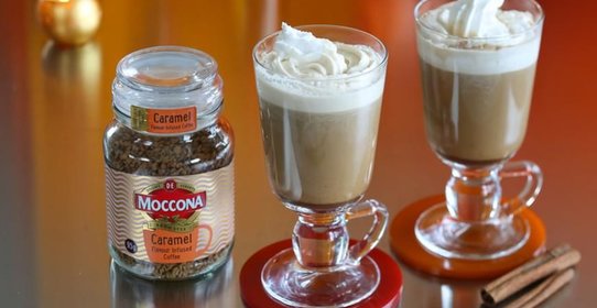 Карамельный латте с корицей