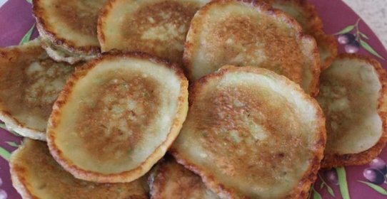 Кабачковые оладьи сладкие