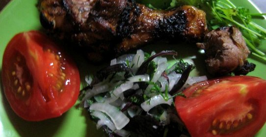 Шашлык из куриных ножек