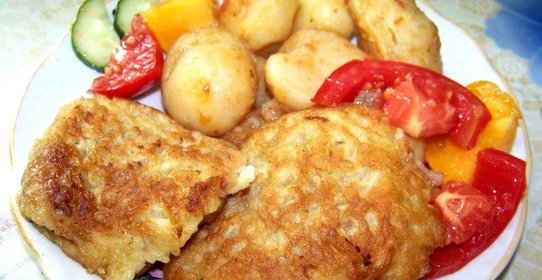 Бризоли с вафлями