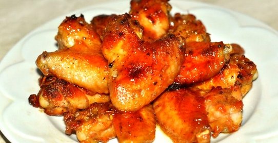 Маринованные медовые крылышки