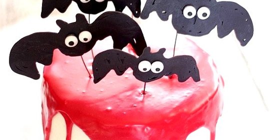 Торт Вампир на Хэллоуин