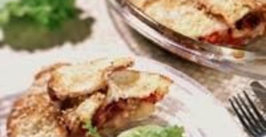 Итальянский пирог с курицей и кабачком