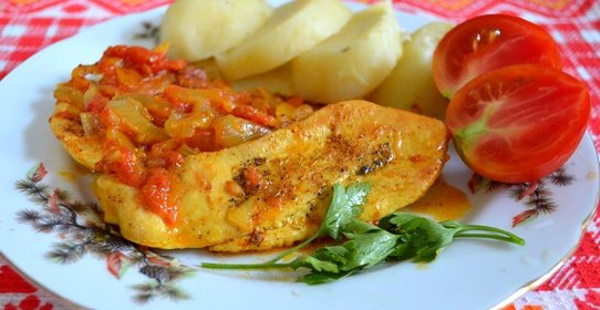 Куриные отбивные карри