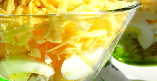 Куриный салат с апельсинами