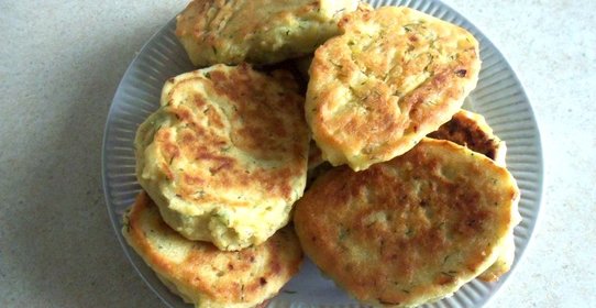 Гороховые оладьи