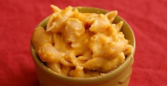 Паста с сырно-тыквенным соусом