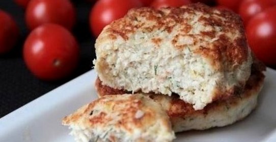 Куриные котлеты с творогом