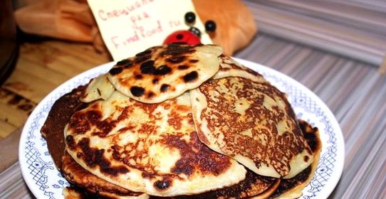 Тыквенные оладьи с корицей