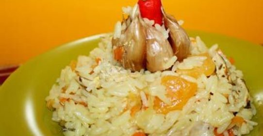 Плов с репой в мультиварке