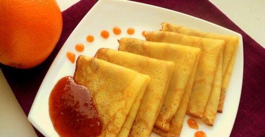 Апельсиновые блинчики