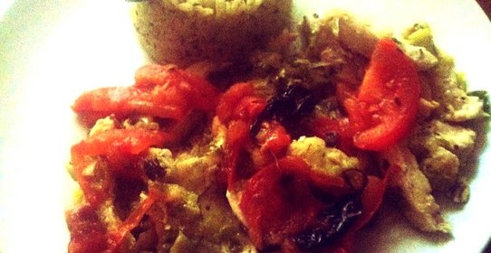 Грушевая курица с карри