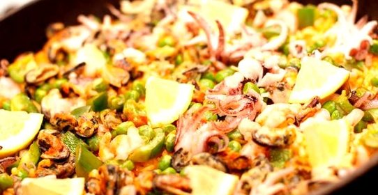 Паэлья с морепродуктами