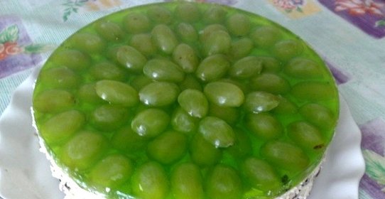 Торт Виноградинка без выпечки