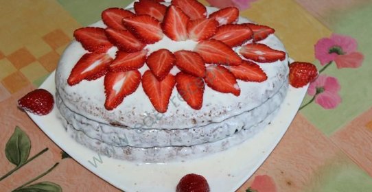 Торт Клубничка