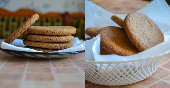 Овсяное печенье из цельнозерновой муки