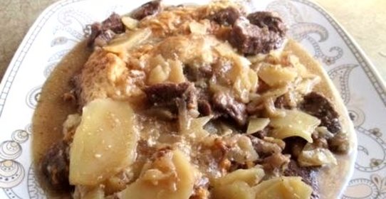 Говядина в мультиварке с грибами