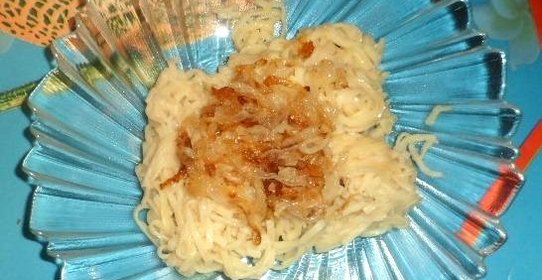 Лапша с подливой