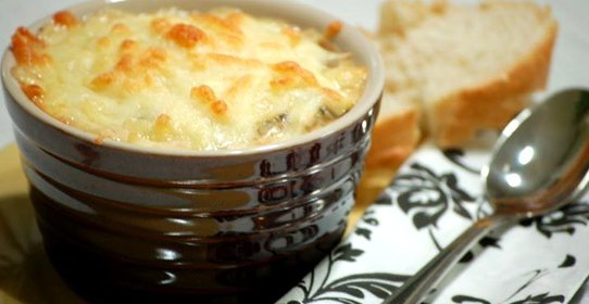 Жульен с курицей и грибами