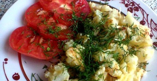 Жареная цветная капуста по домашнему