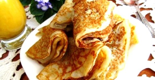 Постные блины на дрожжах