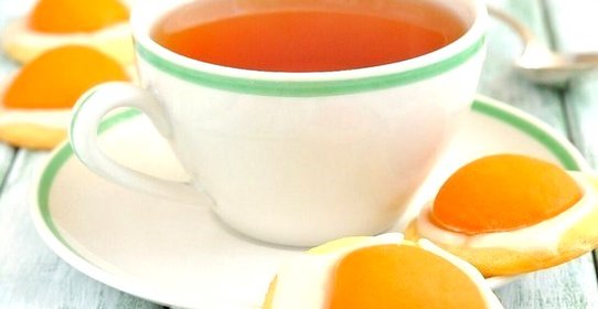 Печенье «Яичница» из абрикосов