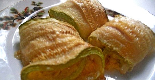 Рулетики из кабачков