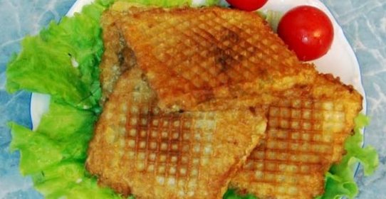 Котлета в вафле