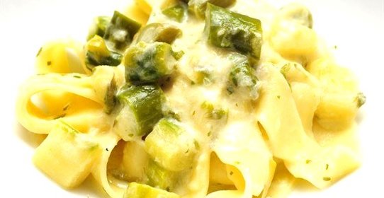 Паста со спаржей