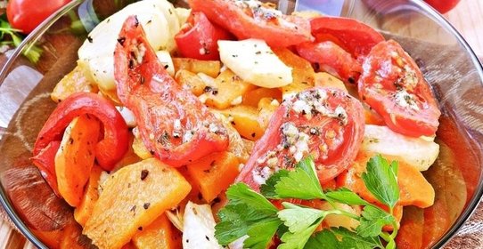 Овощное рагу с тыквой