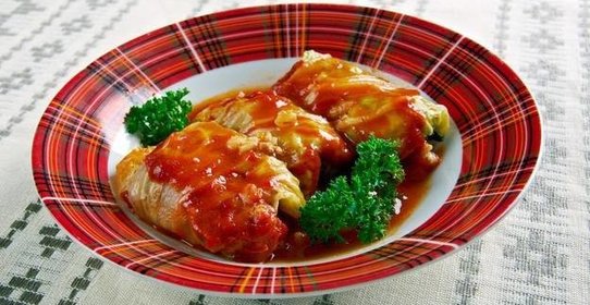 Кисло-сладкие еврейские голубцы